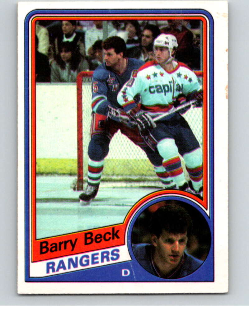 1984-85 O-Pee-Chee #140 Barry Beck New York Rangers V64129 Image 1