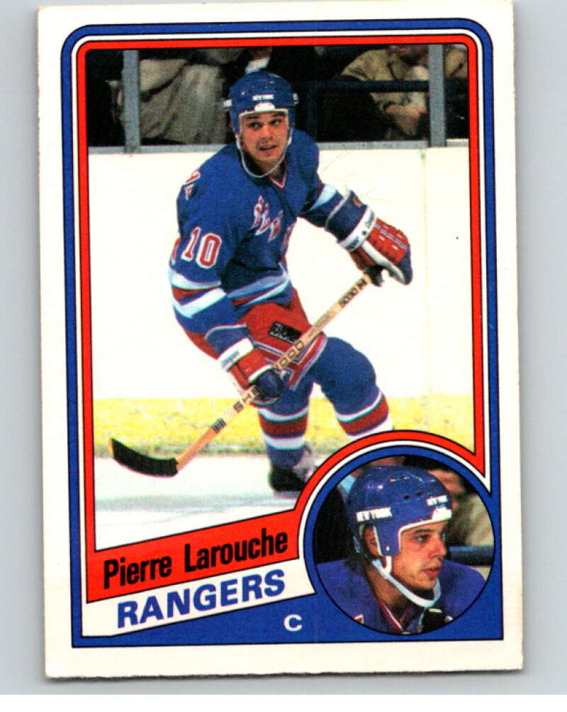 1984-85 O-Pee-Chee #145 Pierre Larouche New York Rangers V64143 Image 1