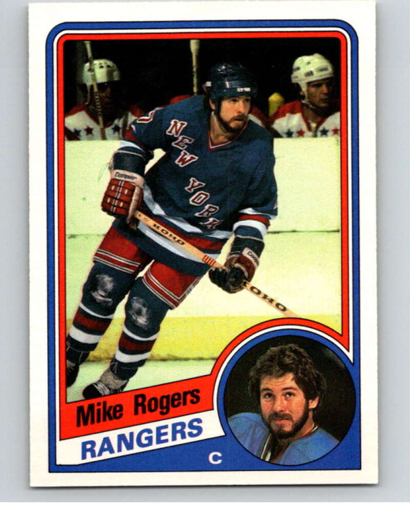 1984-85 O-Pee-Chee #152 Mike Rogers New York Rangers V64158 Image 1