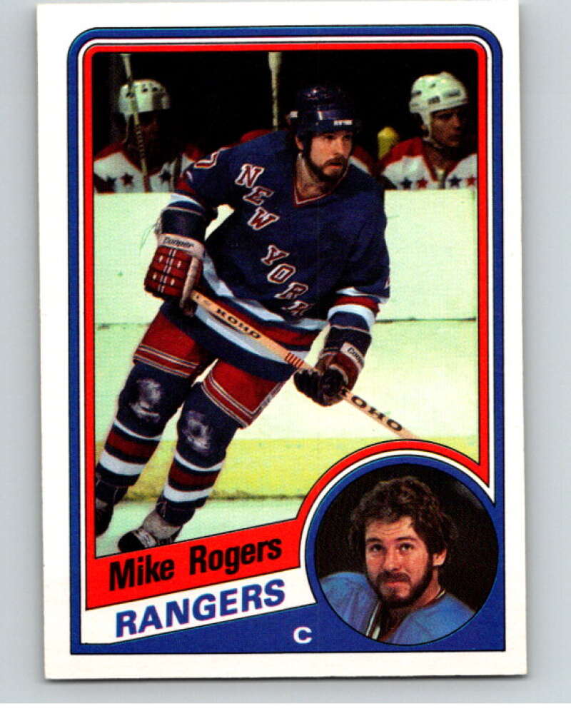1984-85 O-Pee-Chee #152 Mike Rogers New York Rangers V64159 Image 1
