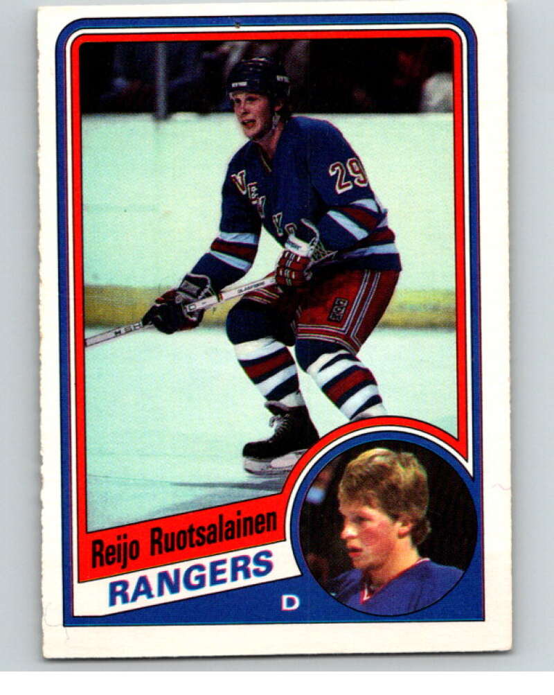 1984-85 O-Pee-Chee #153 Reijo Ruotsalainen New York Rangers V64162 Image 1