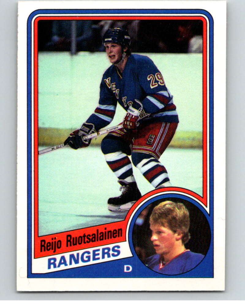 1984-85 O-Pee-Chee #153 Reijo Ruotsalainen New York Rangers V64163 Image 1