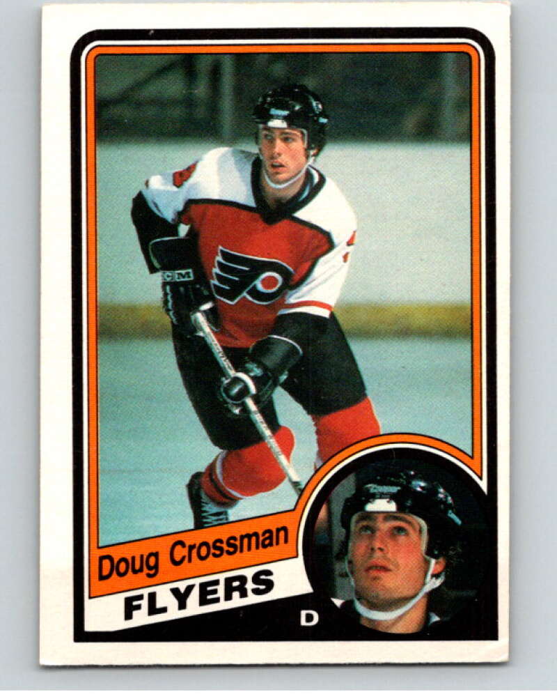 1984-85 O-Pee-Chee #157 Doug Crossman Philadelphia Flyers V64172 Image 1