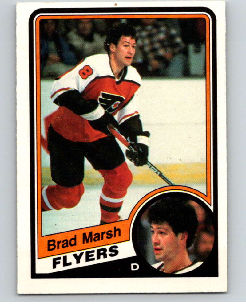 1984-85 O-Pee-Chee #163 Brad Marsh Philadelphia Flyers V64181 Image 1
