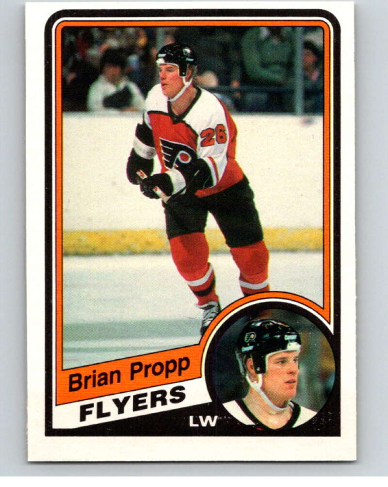 1984-85 O-Pee-Chee #166 Brian Propp Philadelphia Flyers V64187 Image 1