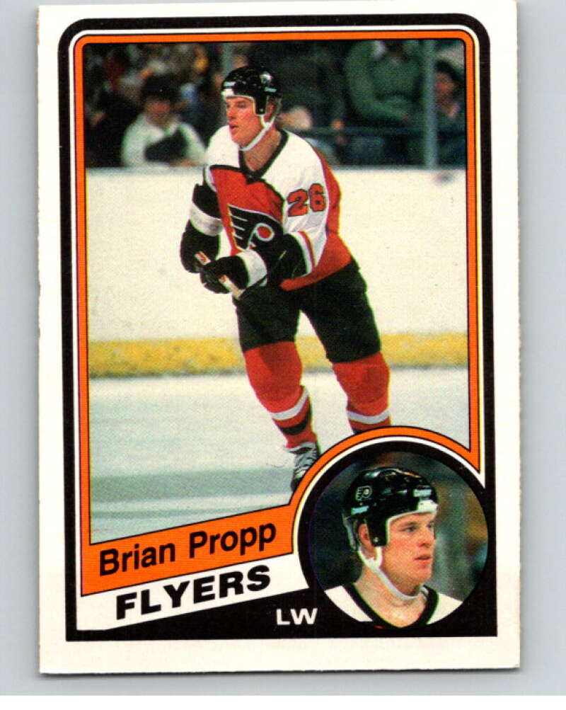 1984-85 O-Pee-Chee #166 Brian Propp Philadelphia Flyers V64189 Image 1