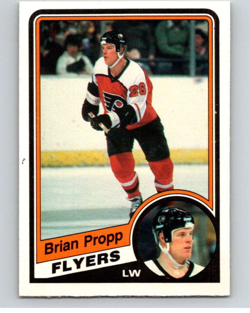 1984-85 O-Pee-Chee #166 Brian Propp Philadelphia Flyers V64191 Image 1