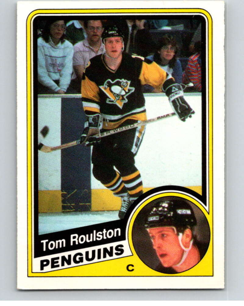 1984-85 O-Pee-Chee #179 Tom Roulston Pittsburgh Penguins V64225 Image 1