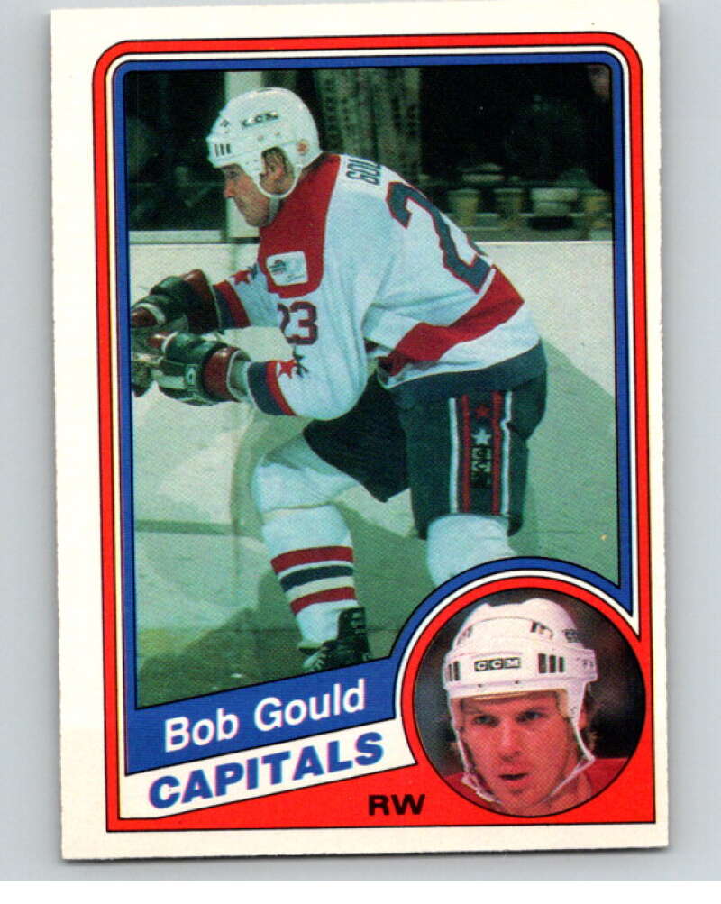 1984-85 O-Pee-Chee #196 Bob Gould RC Rookie Washington Capitals V64263 Image 1