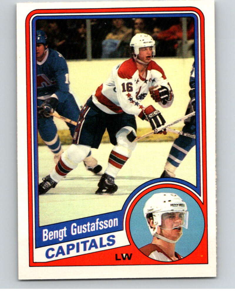 1984-85 O-Pee-Chee #198 Bengt Gustafsson Washington Capitals V64268 Image 1