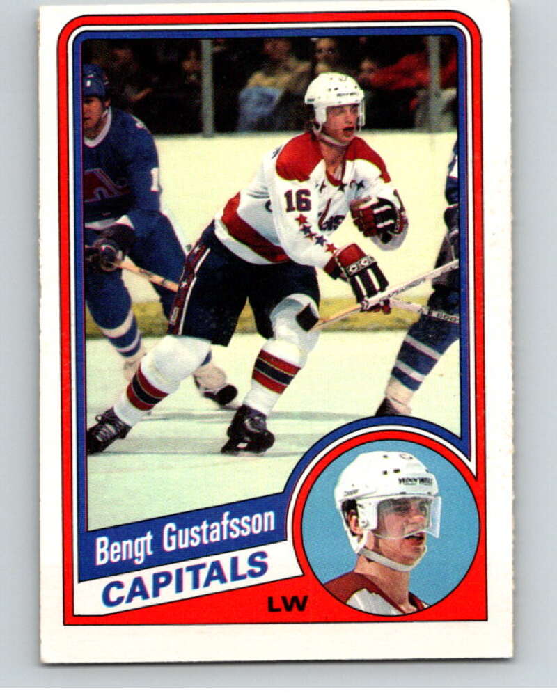 1984-85 O-Pee-Chee #198 Bengt Gustafsson Washington Capitals V64269 Image 1
