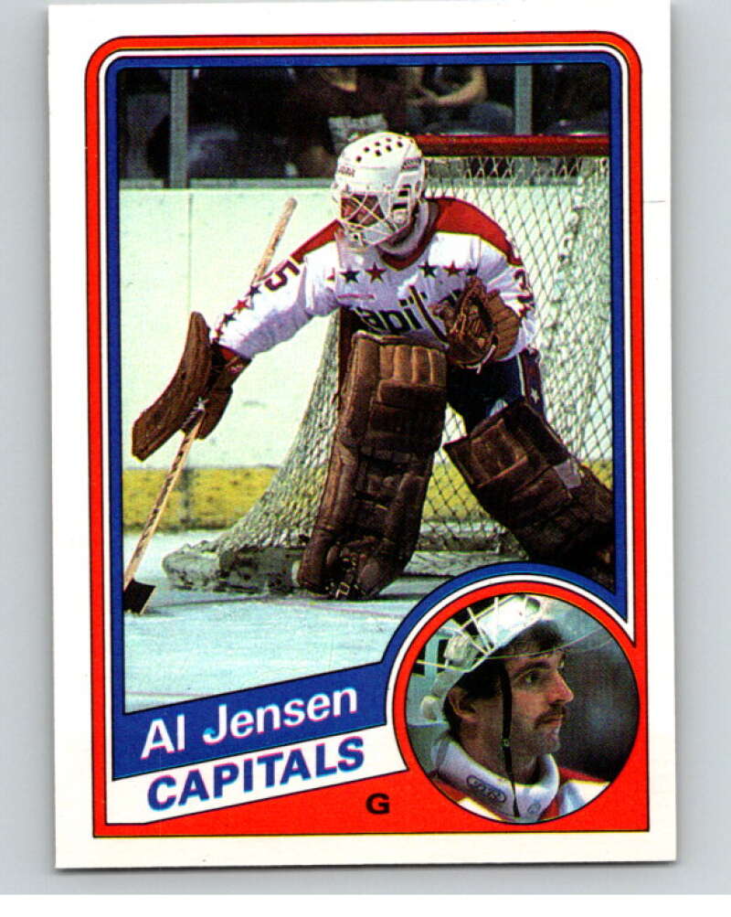 1984-85 O-Pee-Chee #201 Al Jensen Washington Capitals V64276 Image 1
