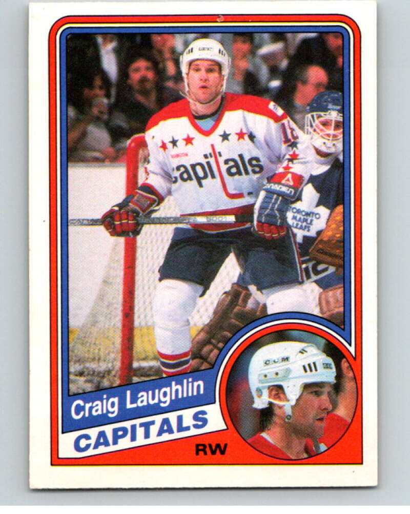1984-85 O-Pee-Chee #203 Craig Laughlin Washington Capitals V64281 Image 1