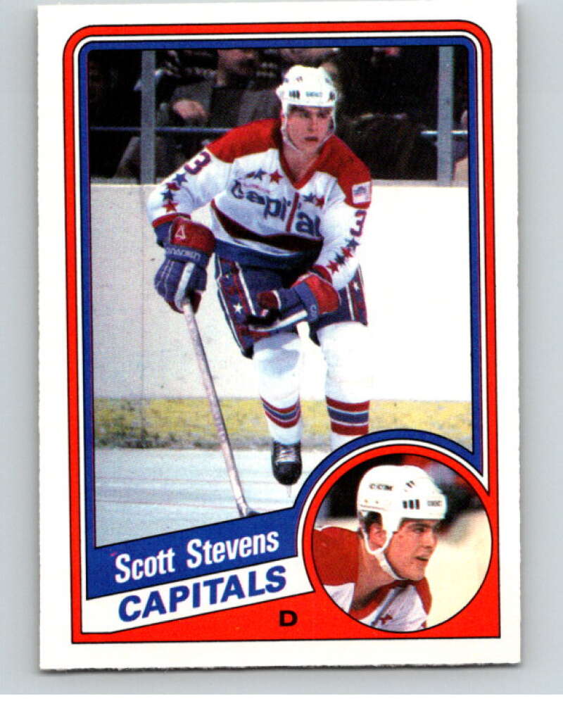 1984-85 O-Pee-Chee #206 Scott Stevens Washington Capitals V64289 Image 1