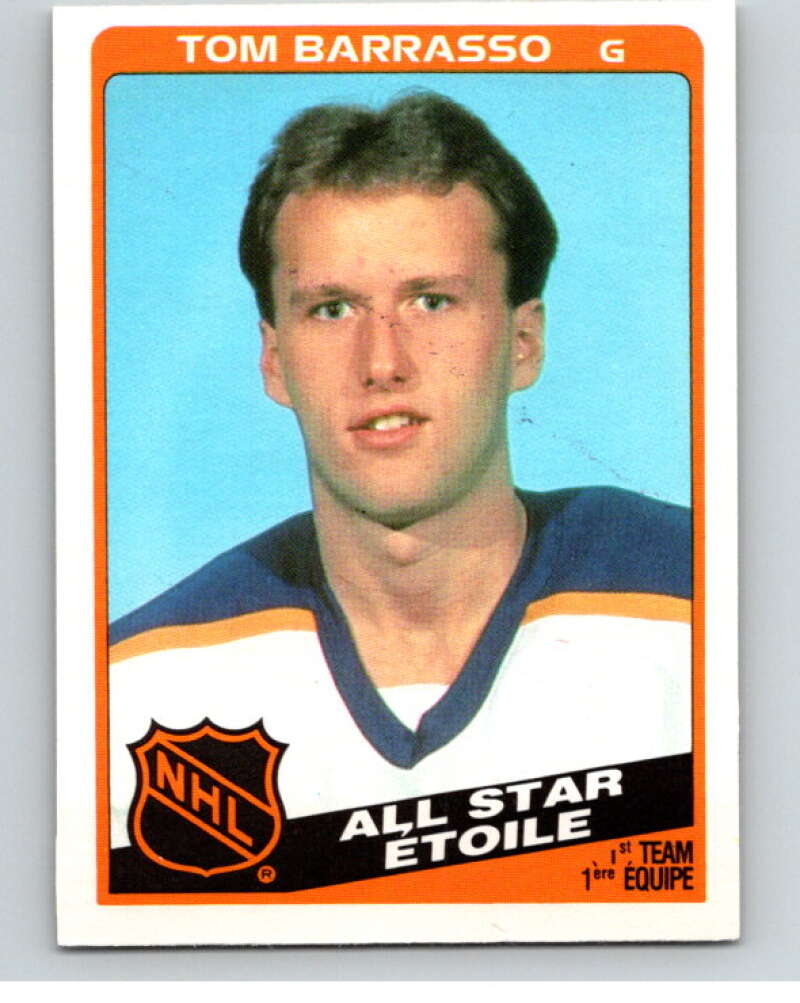 1984-85 O-Pee-Chee #212 Tom Barrasso AS Buffalo Sabres V64303 Image 1