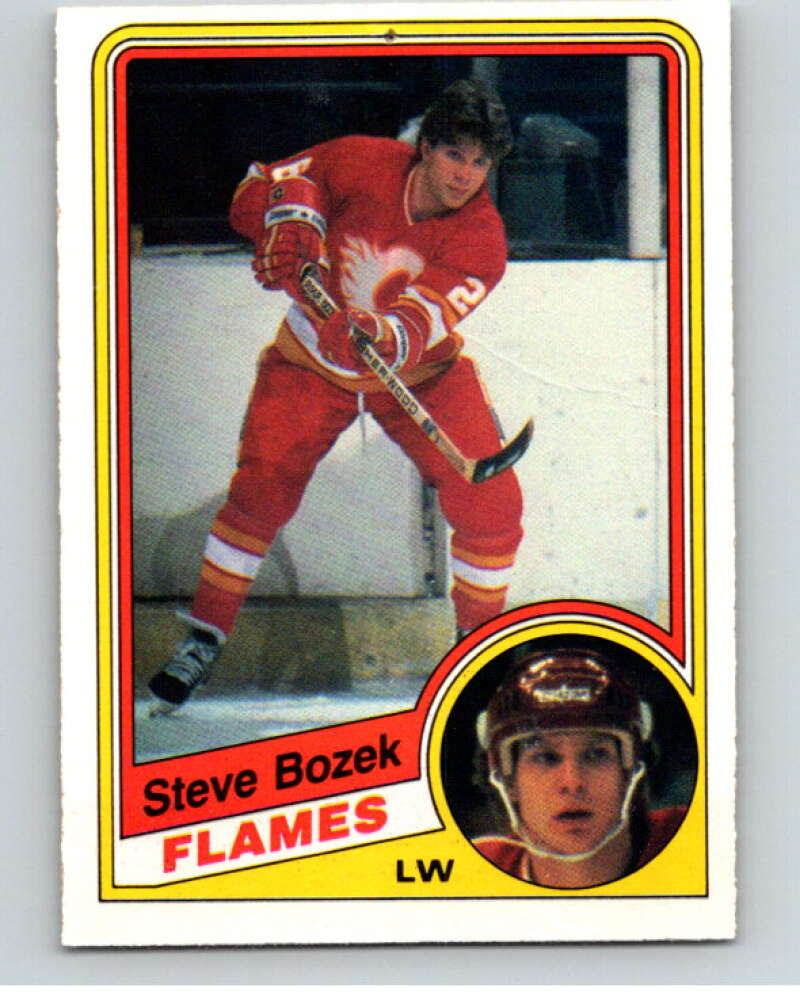 1984-85 O-Pee-Chee #220 Steve Bozek Calgary Flames V64322 Image 1
