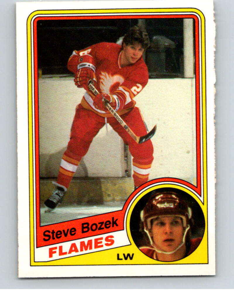 1984-85 O-Pee-Chee #220 Steve Bozek Calgary Flames V64323 Image 1