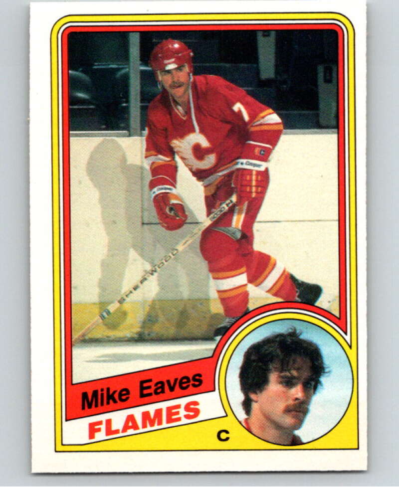 1984-85 O-Pee-Chee #221 Mike Eaves Calgary Flames V64324 Image 1