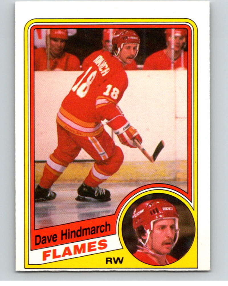 1984-85 O-Pee-Chee #224 Dave Hindmarch Calgary Flames V64331 Image 1
