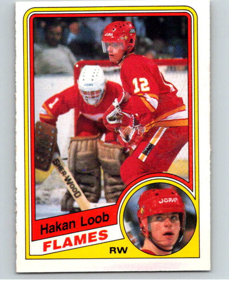 1984-85 O-Pee-Chee #229 Hakan Loob RC Rookie Calgary Flames V64348 Image 1