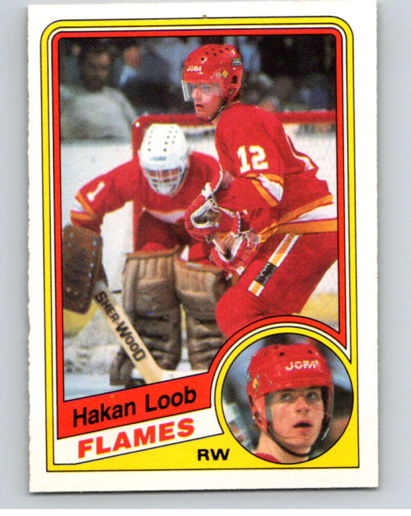 1984-85 O-Pee-Chee #229 Hakan Loob RC Rookie Calgary Flames V64349 Image 1