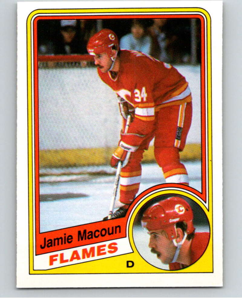 1984-85 O-Pee-Chee #230 Jamie Macoun RC Rookie Calgary Flames V64350 Image 1