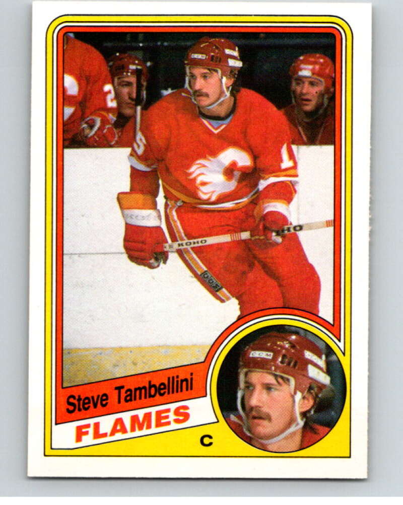 1984-85 O-Pee-Chee #237 Steve Tambellini Calgary Flames V64368 Image 1