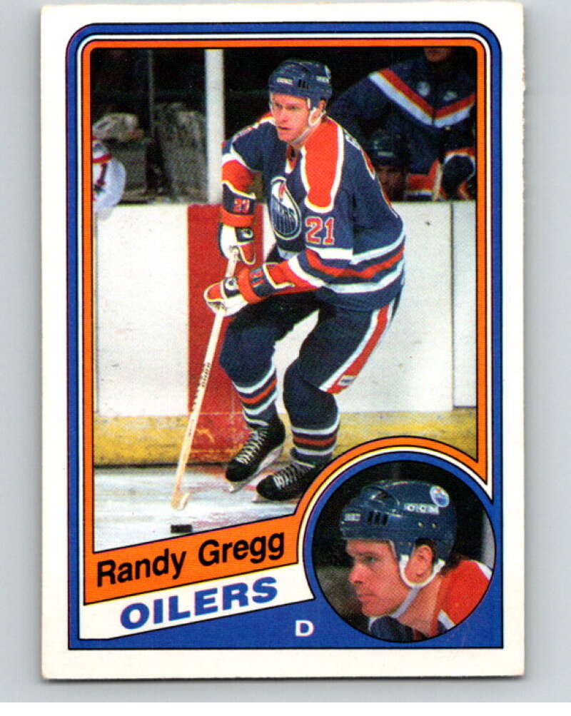 1984-85 O-Pee-Chee #242 Randy Gregg Edmonton Oilers V64381 Image 1
