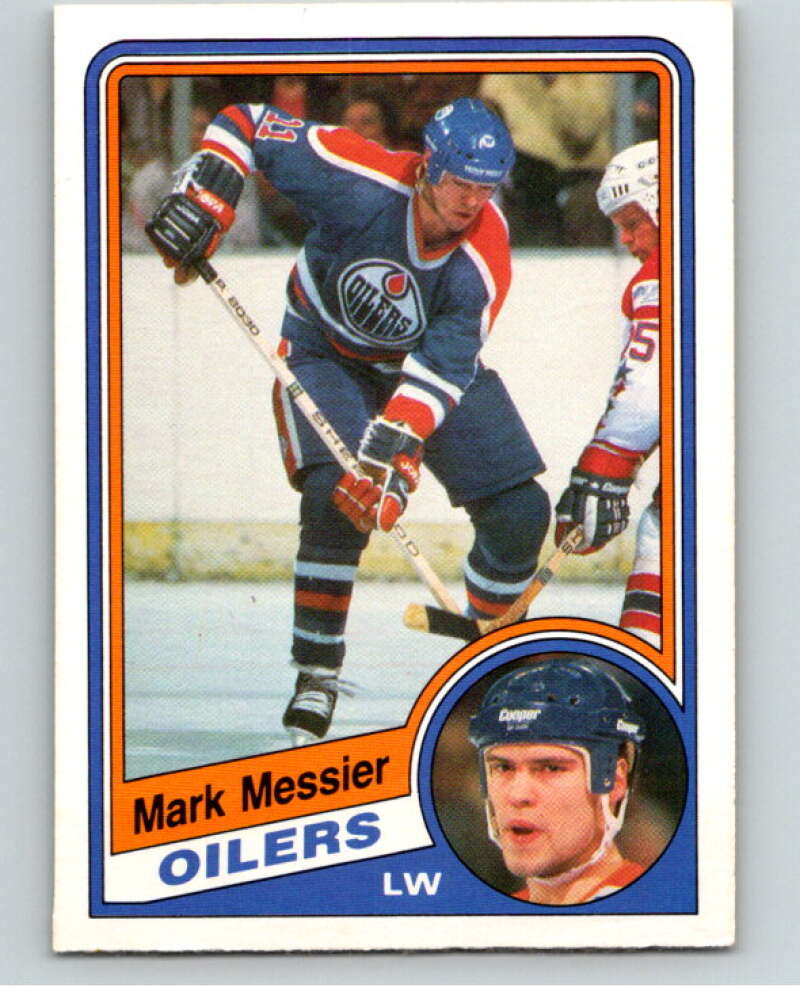 1984-85 O-Pee-Chee #254 Mark Messier Edmonton Oilers V64411 Image 1