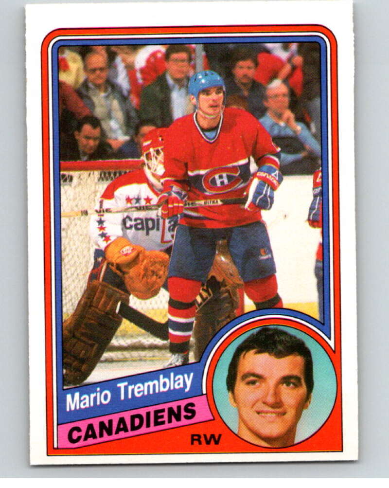 1984-85 O-Pee-Chee #274 Mario Tremblay Montreal Canadiens V64461 Image 1