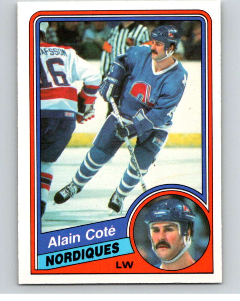 1984-85 O-Pee-Chee #278 Alain Cote Quebec Nordiques V64470 Image 1