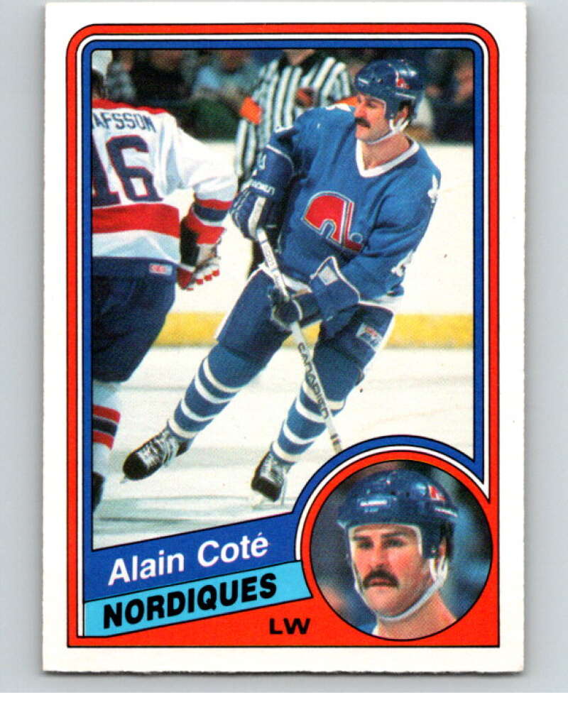 1984-85 O-Pee-Chee #278 Alain Cote Quebec Nordiques V64471 Image 1