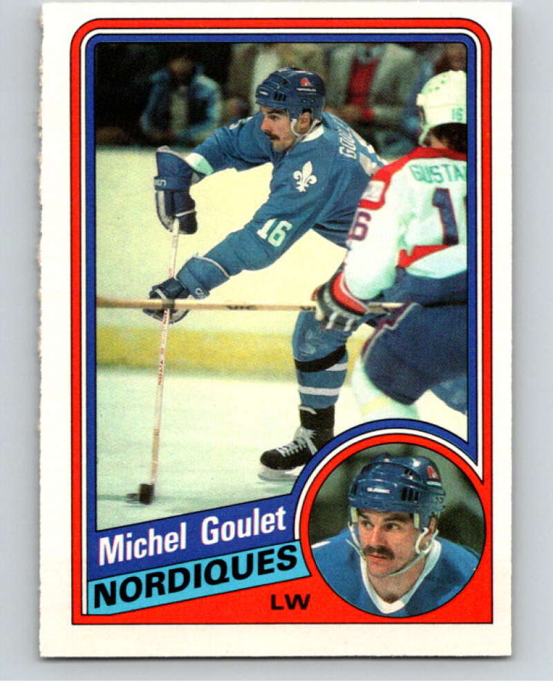 1984-85 O-Pee-Chee #280 Michel Goulet Quebec Nordiques V64477 Image 1