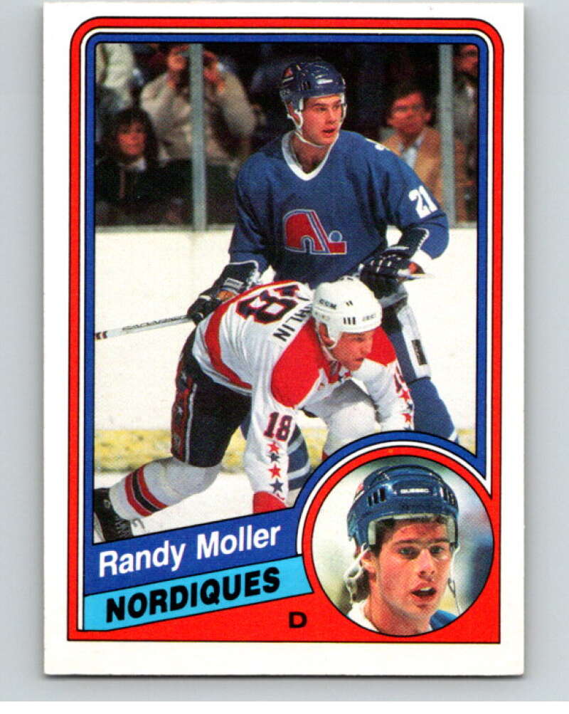 1984-85 O-Pee-Chee #284 Randy Moller Quebec Nordiques V64486 Image 1