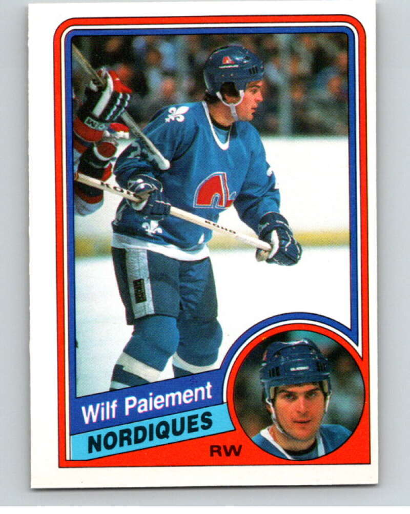 1984-85 O-Pee-Chee #285 Wilf Paiement Quebec Nordiques V64490 Image 1
