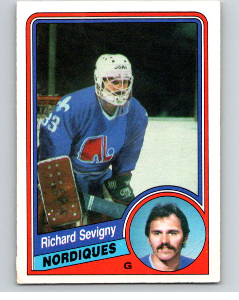 1984-85 O-Pee-Chee #289 Richard Sevigny Quebec Nordiques V64503 Image 1