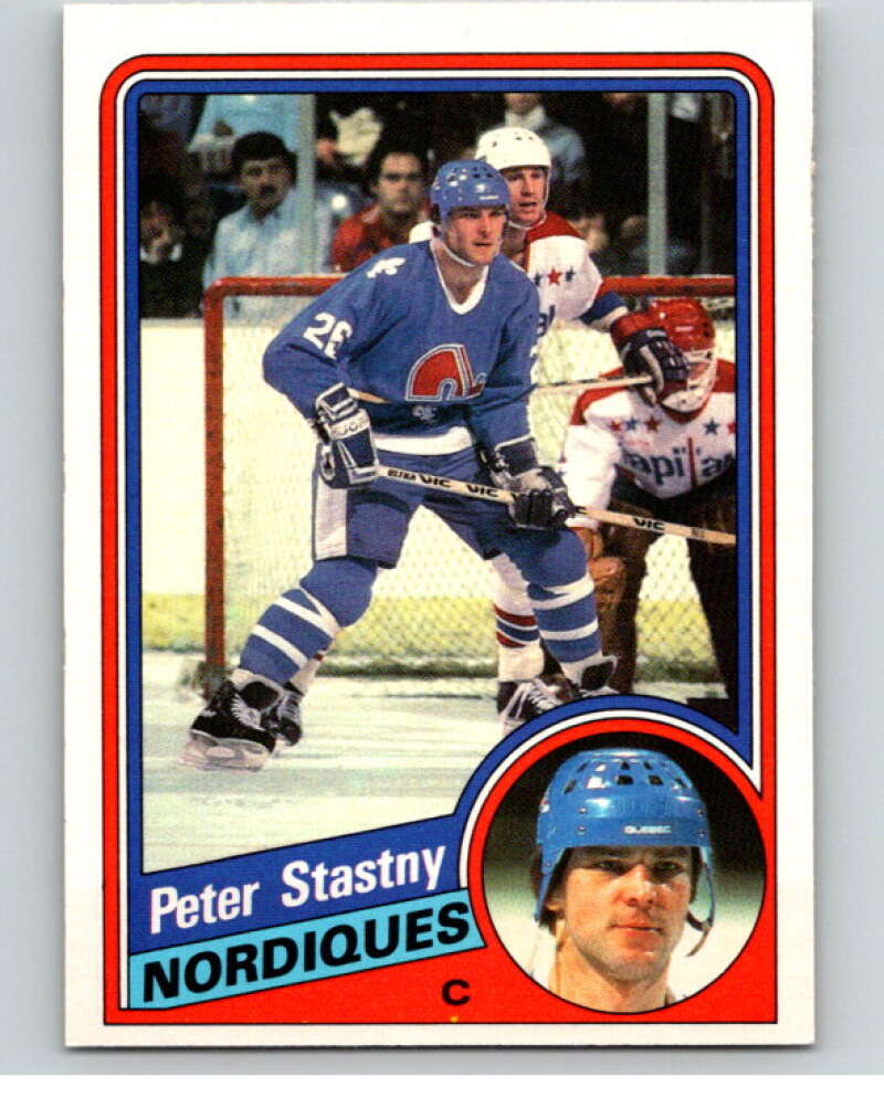 1984-85 O-Pee-Chee #293 Peter Stastny Quebec Nordiques V64513 Image 1
