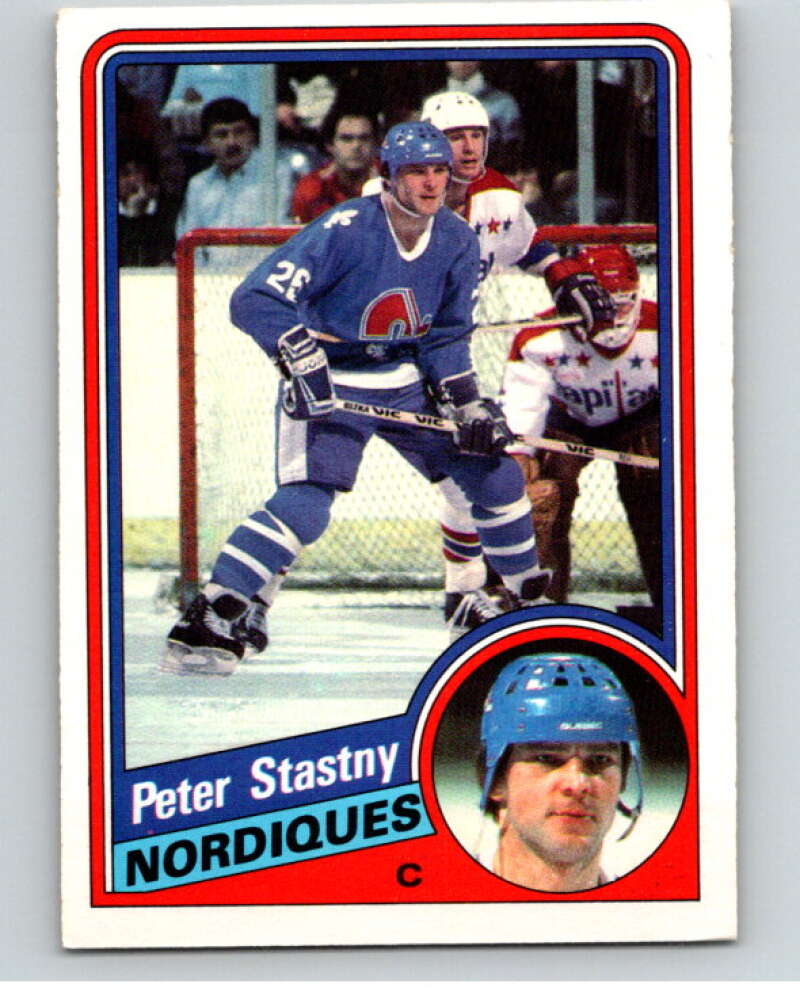 1984-85 O-Pee-Chee #293 Peter Stastny Quebec Nordiques V64515 Image 1