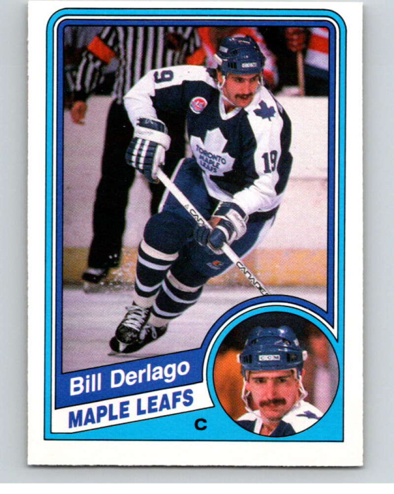 1984-85 O-Pee-Chee #300 Bill Derlago Toronto Maple Leafs V64534 Image 1