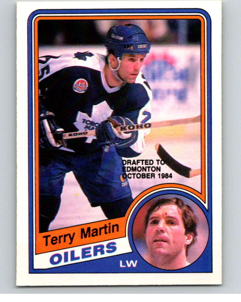 1984-85 O-Pee-Chee #306 Terry Martin Toronto Maple Leafs V64552 Image 1