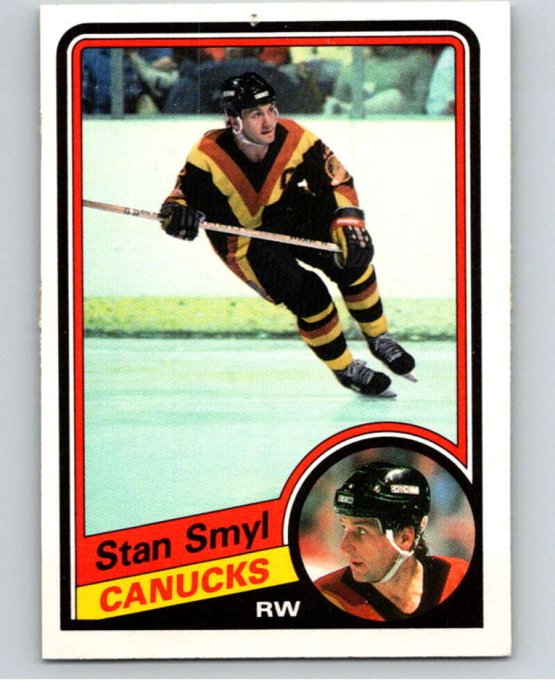 1984-85 O-Pee-Chee #330 Stan Smyl Vancouver Canucks V64625 Image 1