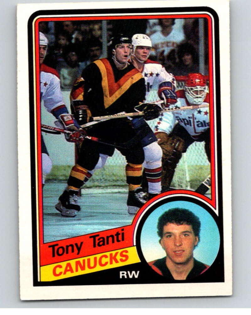 1984-85 O-Pee-Chee #332 Tony Tanti Vancouver Canucks V64634 Image 1