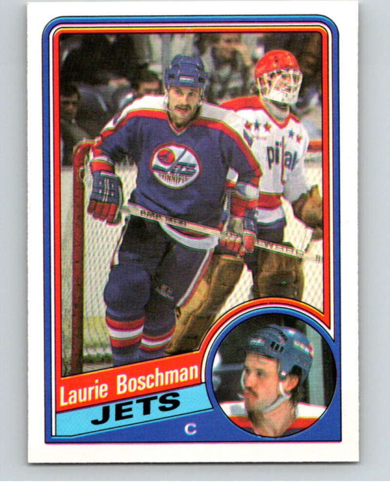 1984-85 O-Pee-Chee #335 Laurie Boschman Winnipeg Jets V64639 Image 1