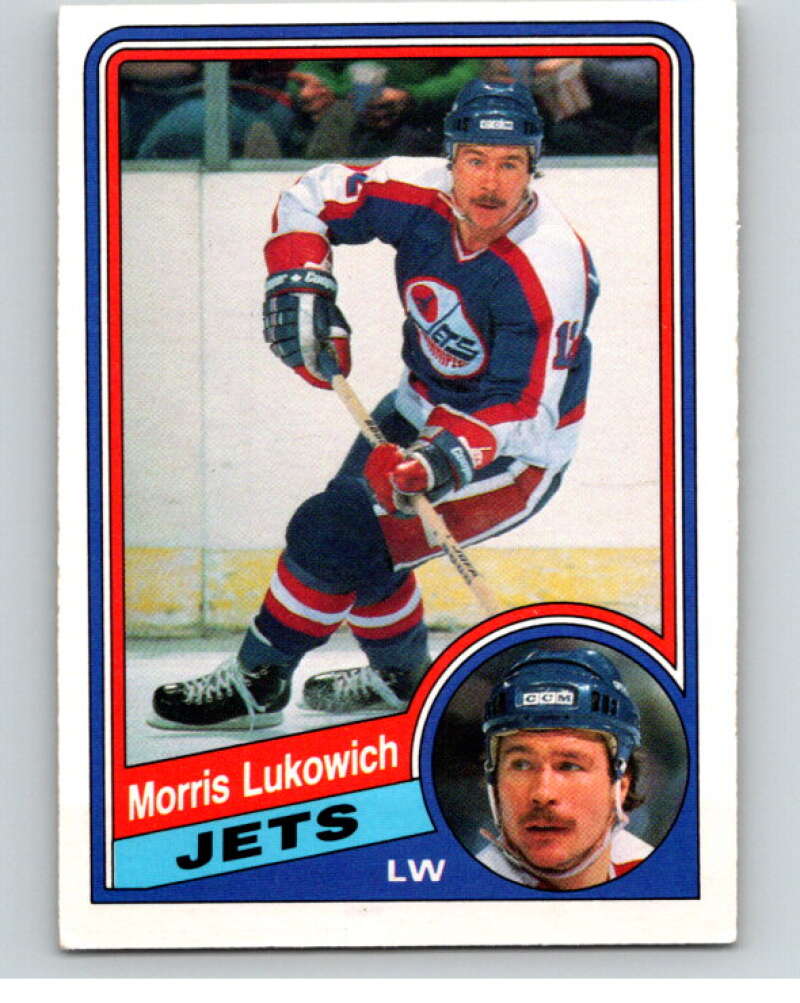 1984-85 O-Pee-Chee #340 Morris Lukowich Winnipeg Jets V64650 Image 1