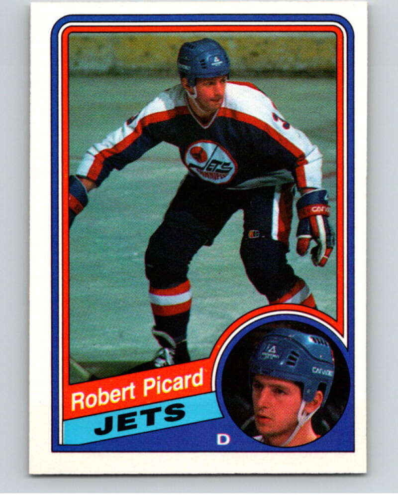1984-85 O-Pee-Chee #345 Robert Picard Winnipeg Jets V64667 Image 1