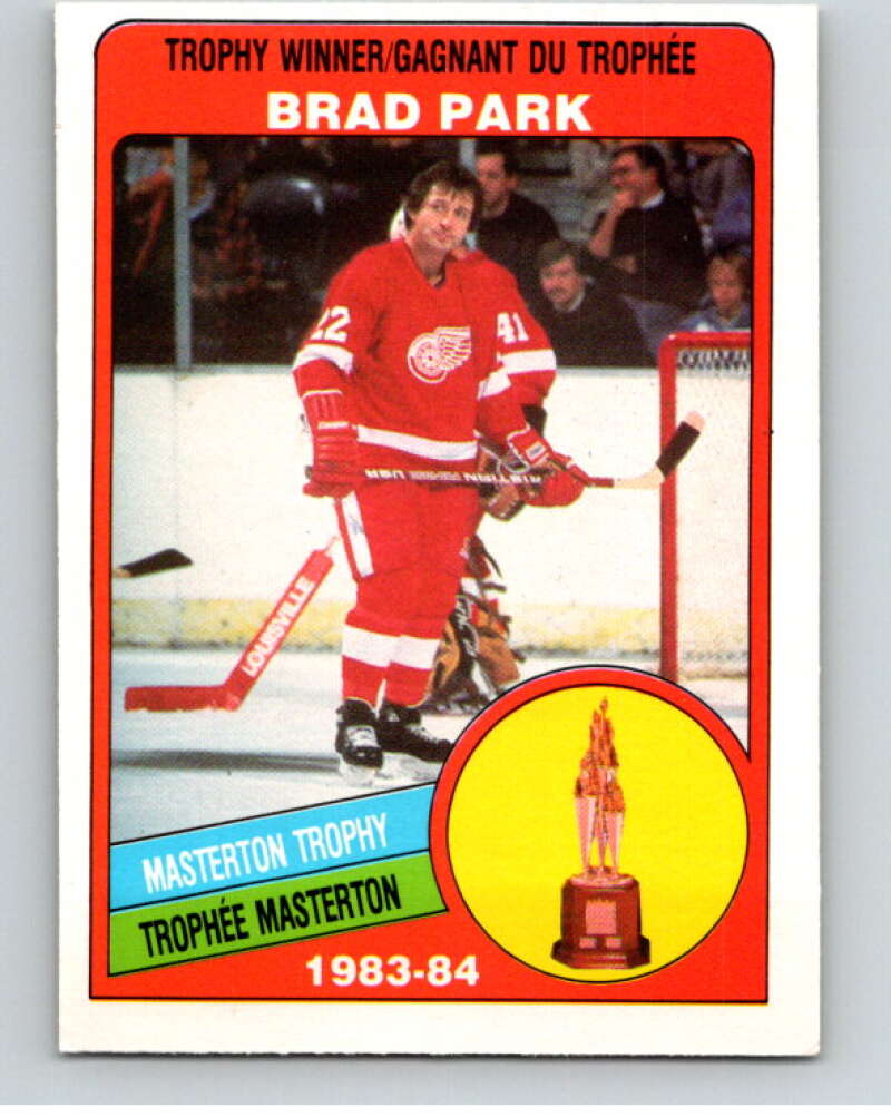 1984-85 O-Pee-Chee #378 Brad Park TR Detroit Red Wings V64744 Image 1