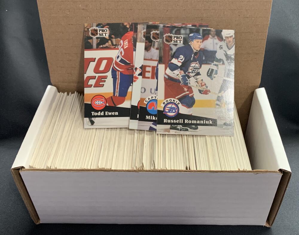 1991-92 Pro Set Hockey Trading Cards - Box Over 400 cards! - Lot #4 Image 1