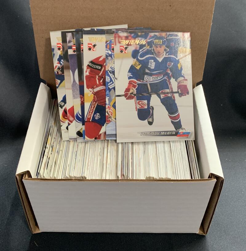 1996-97 Swedish Semic Wein Trading Cards - Box Over 300 cards! - Lot #1 Image 1