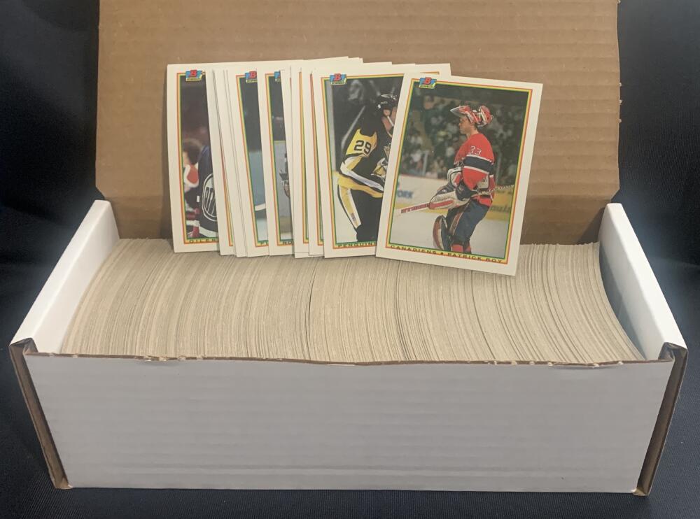 1990-91 Bowman Hockey Trading Cards - Box Over 500 cards! - Lot #1 Image 1