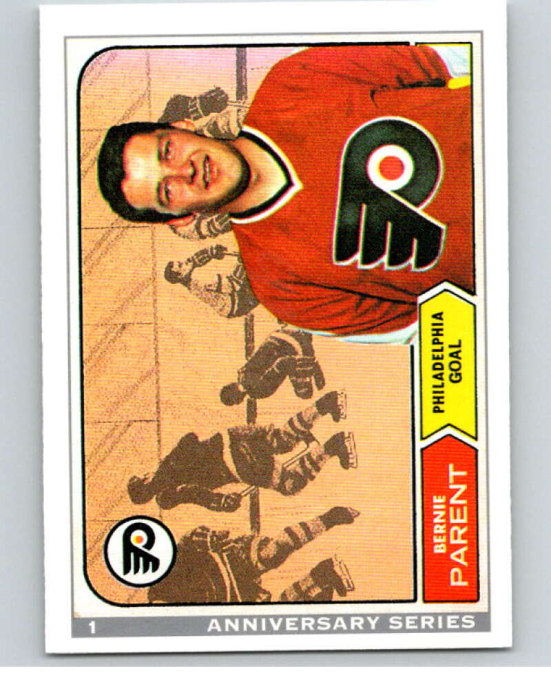 1992-93 O-Pee-Chee 25th Anniversary Inserts #1 Bernie Parent V65028 Image 1